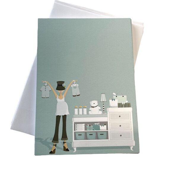 Blue Baby Shower Printable Invitations, 24 - Picture 1 of 5